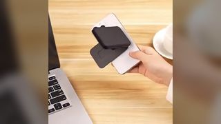 Magnetic Cardholder with Stand and Mirror